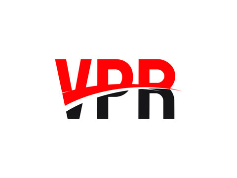 VPR Letter Initial Logo Design Vector Illustration