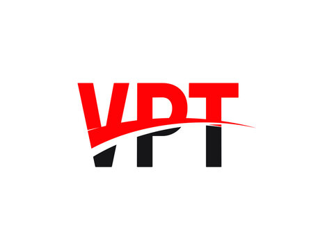 VPT Letter Initial Logo Design Vector Illustration