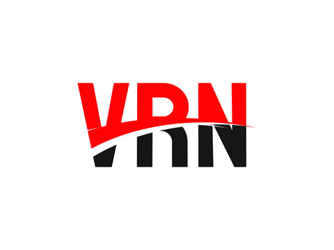 VRN Letter Initial Logo Design Vector Illustration