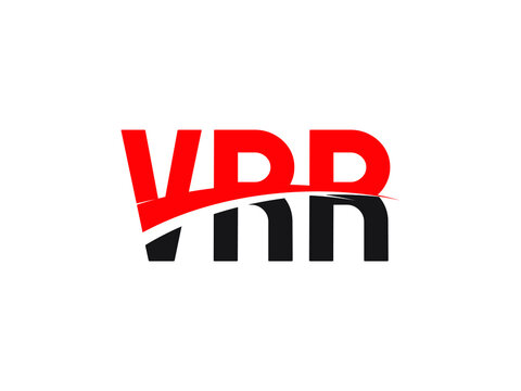 VRR Letter Initial Logo Design Vector Illustration