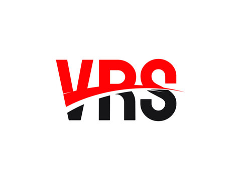 VRS Letter Initial Logo Design Vector Illustration