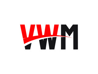 VWM Letter Initial Logo Design Vector Illustration