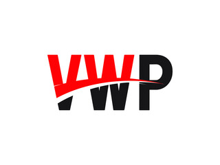 VWP Letter Initial Logo Design Vector Illustration