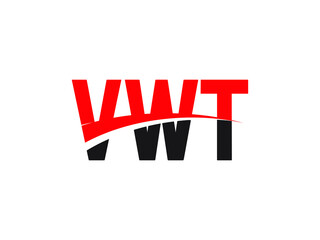 VWT Letter Initial Logo Design Vector Illustration