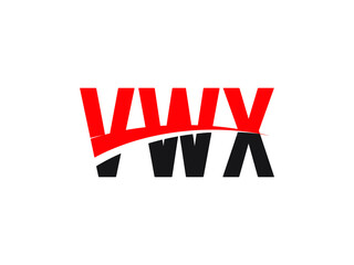 VWX Letter Initial Logo Design Vector Illustration