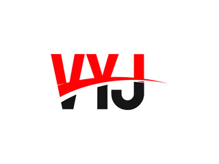 VYJ Letter Initial Logo Design Vector Illustration