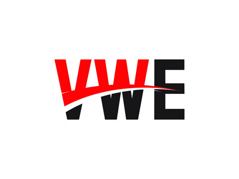 VWE Letter Initial Logo Design Vector Illustration