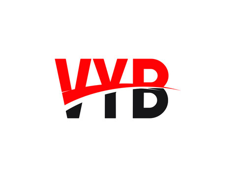 VYB Letter Initial Logo Design Vector Illustration