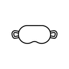 sleep mask icon, sleep vector, night illustration