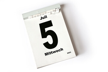 5. Juli 2023