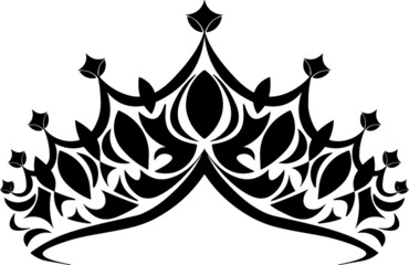 Crown Tiara Royal Royalty King Queen Princess Prince Fashion Vector © Matt