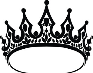 Crown Tiara Royal Royalty King Queen Princess Prince Fashion Vector
