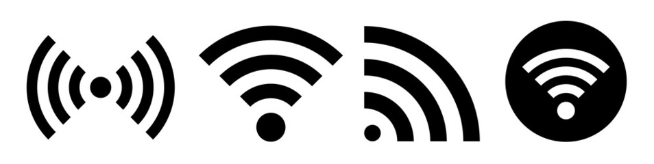 Various signal conditions and wifi icons.