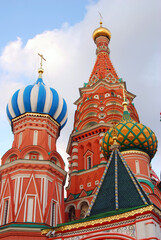 Fototapeta na wymiar Saint Basils cathedral in Moscow