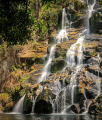 Chinela waterfall, in Serra da Canastra, Brazil