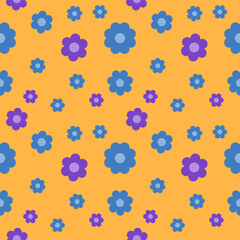 Children's pattern with flowers