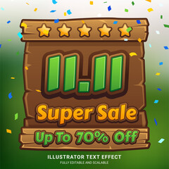 11.11 Shopping Day Flash Sale Banner Template design