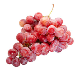 fresh beautiful grapes on white background for your design or menu