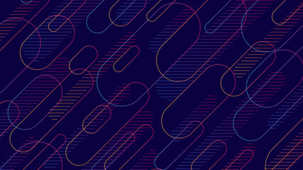 Abstract geometric lines vector background.