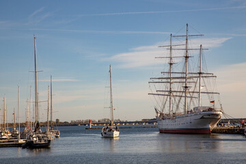 Fototapeta na wymiar Segelschiff Stralsund 