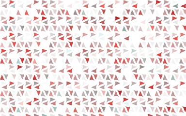 Light Red vector texture in triangular style.