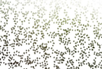 Light Green vector texture with disks.
