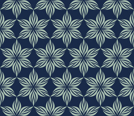 Background design - flowers, petals, leaves. Nature ornament seamless pattern. Floral garden concept graphic background. Abstract geometric mosaic. Vector illustration. 