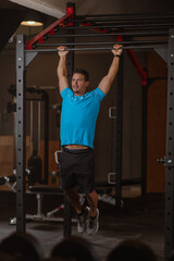 man exercising with dumbbells