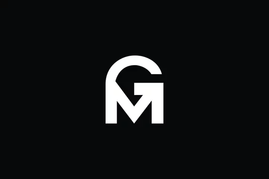 GM Letter Logo Design. Creative Modern G M Letters icon vector  Illustration. Stock Vector