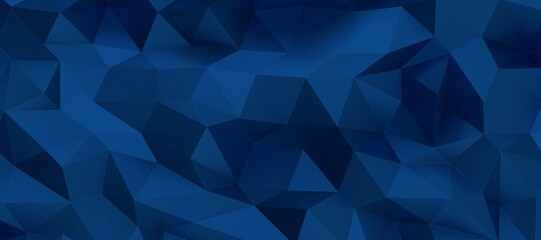 Geometric blue ice low poly background