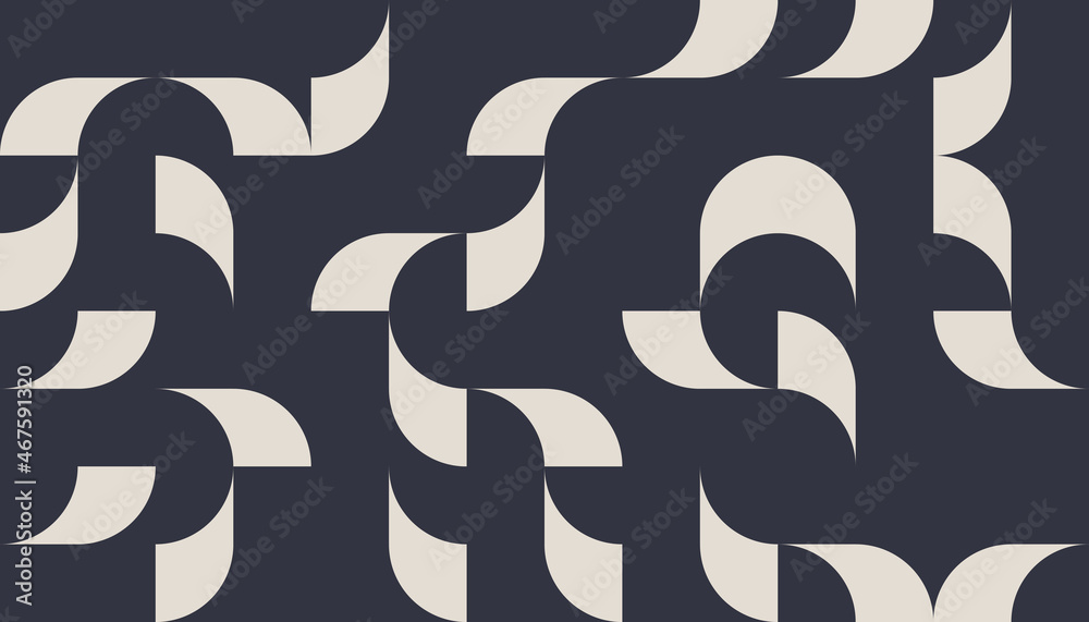 Wall mural abstract vector pattern design elements