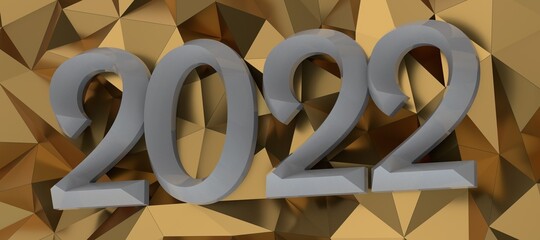 Kalendar Jahr 2022 in 3d