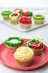 Christmas cupcakes
