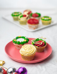 Christmas cupcakes