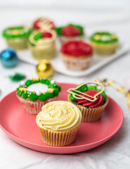 Christmas cupcakes