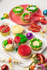 Christmas cupcakes