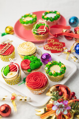 Christmas cupcakes