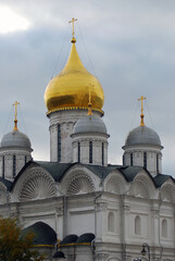 Moscow Kremlin architecture, acient church	