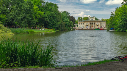 Obraz premium Łazienki Królewskie - a palace and garden complex in Warsaw