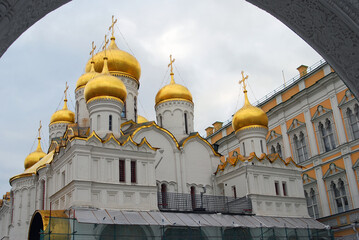 Moscow Kremlin architecture, color photo