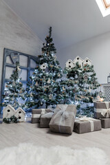 Christmas xmas and New Year holidays decoration on christmas tree