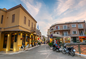 Street view of Athens
