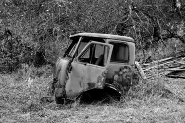 Abandoned car
