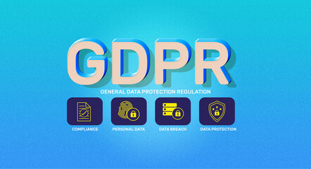 GDPR text concept