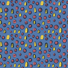 Seamless mosaic pattern of windows