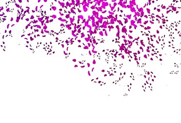 Light Pink vector background with abstract forms.