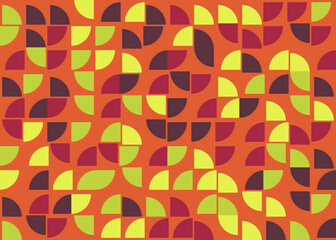 Abstract Geometric Pattern generative computational art illustration
