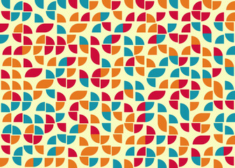 Abstract Geometric Pattern generative computational art illustration