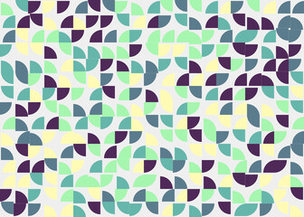 Abstract Geometric Pattern generative computational art illustration