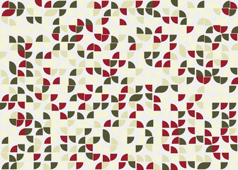 Abstract Geometric Pattern generative computational art illustration